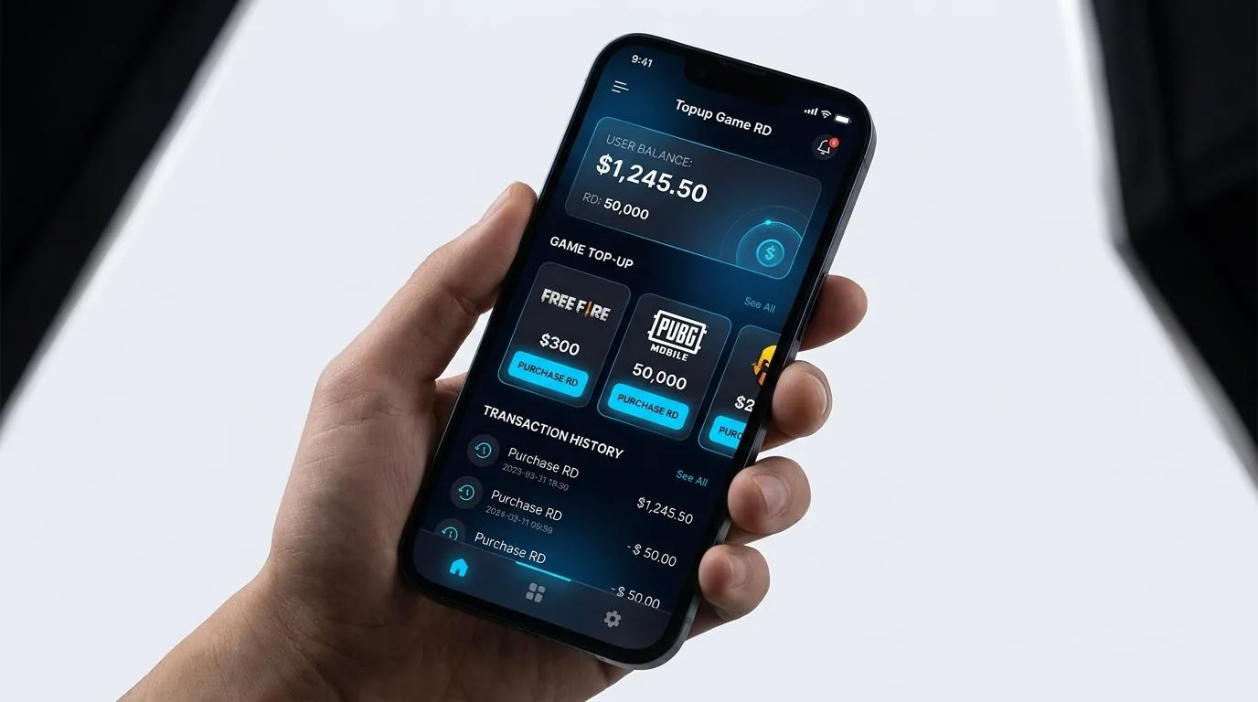 Topup rd instan — chip masuk otomatis ke akun RD